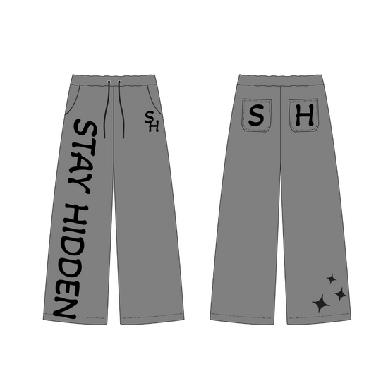 Straight leg sweatpants